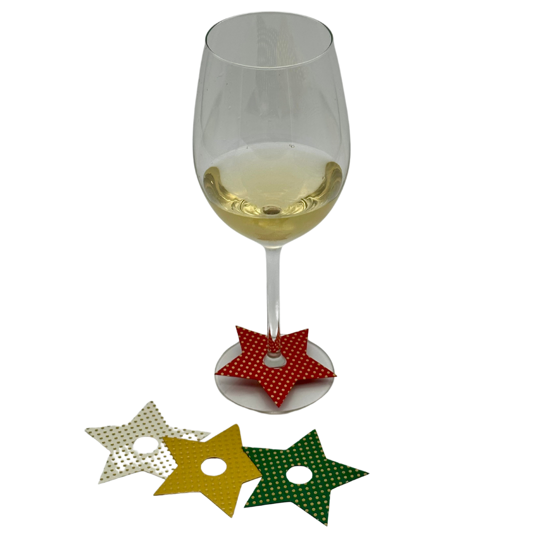 Tags para Copas Estrellas de Colores