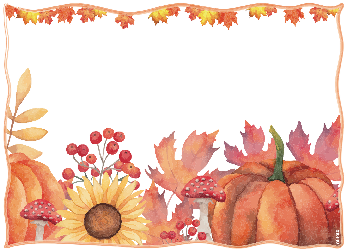 Individuales Calabazas y Girasoles