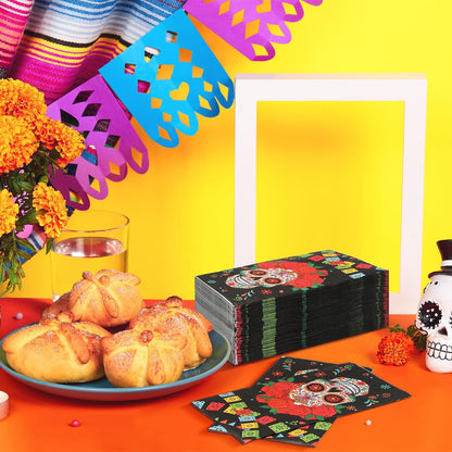 Servilletas de Papel Día de Muertos