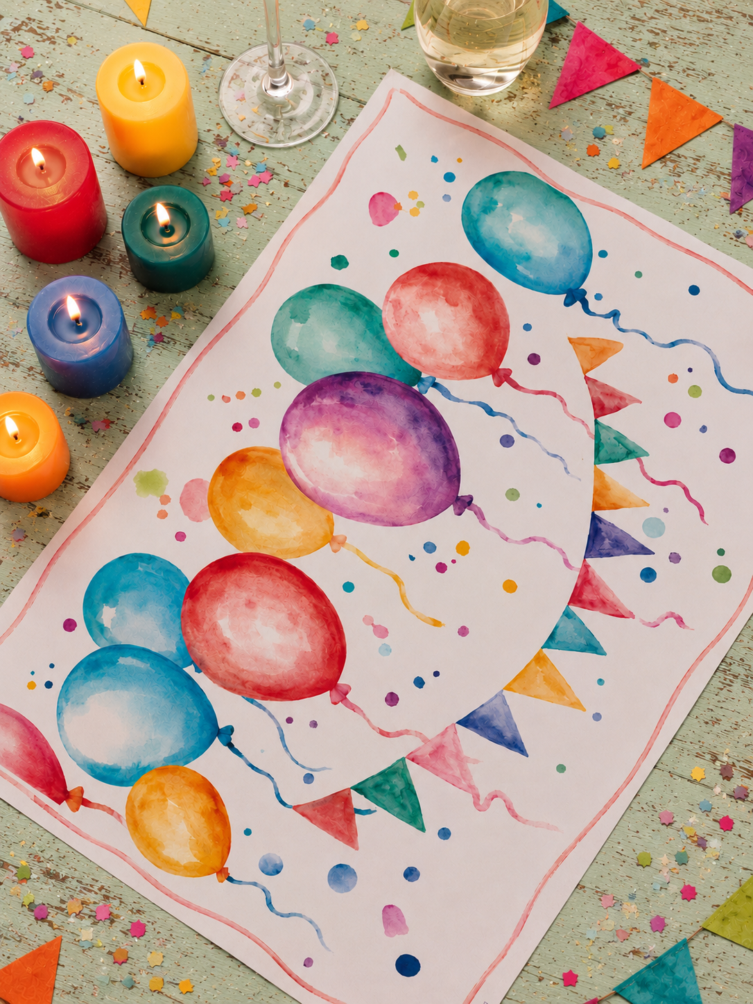 Individuales Globos