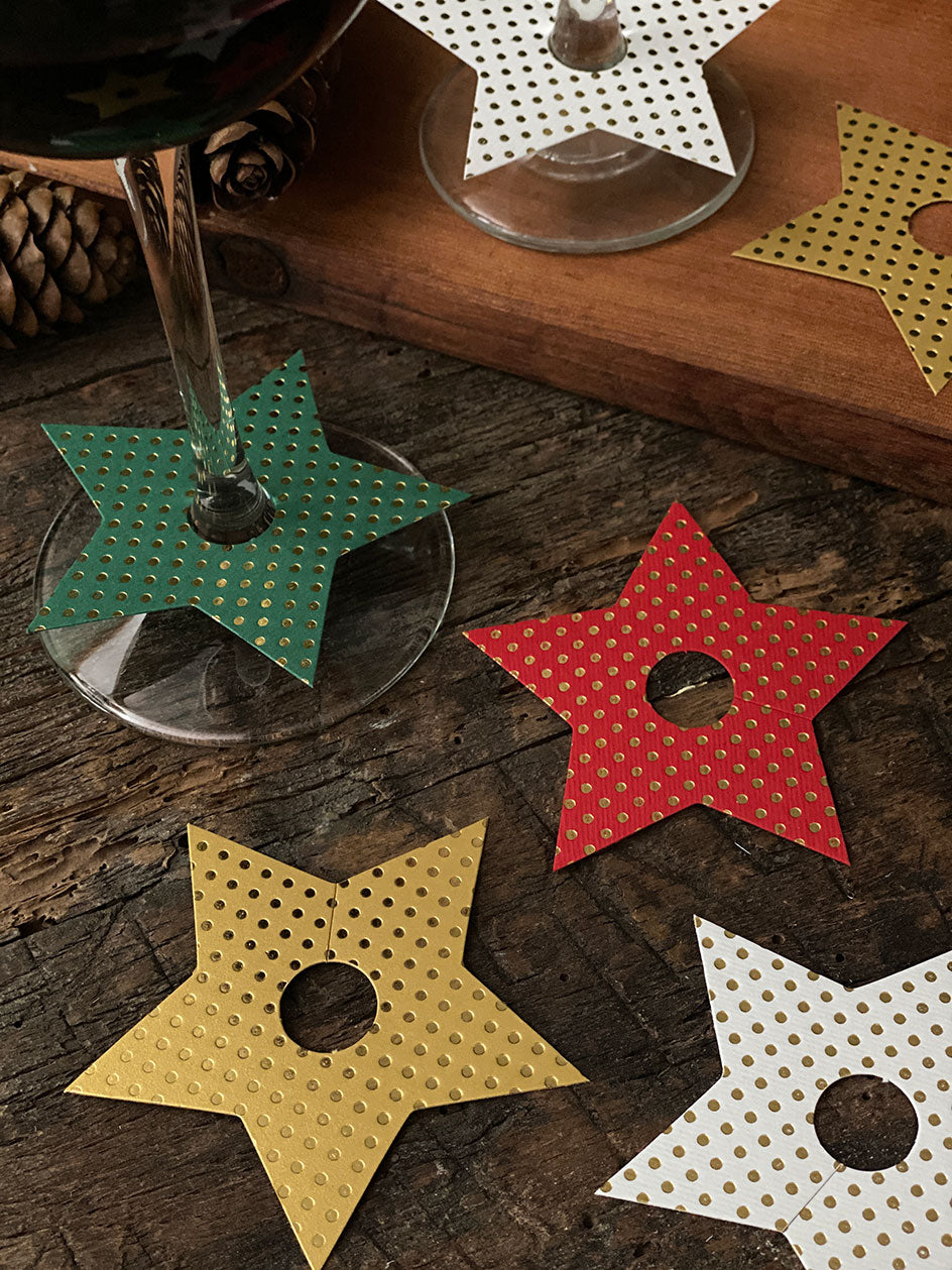 Tags para Copas Estrellas de Colores